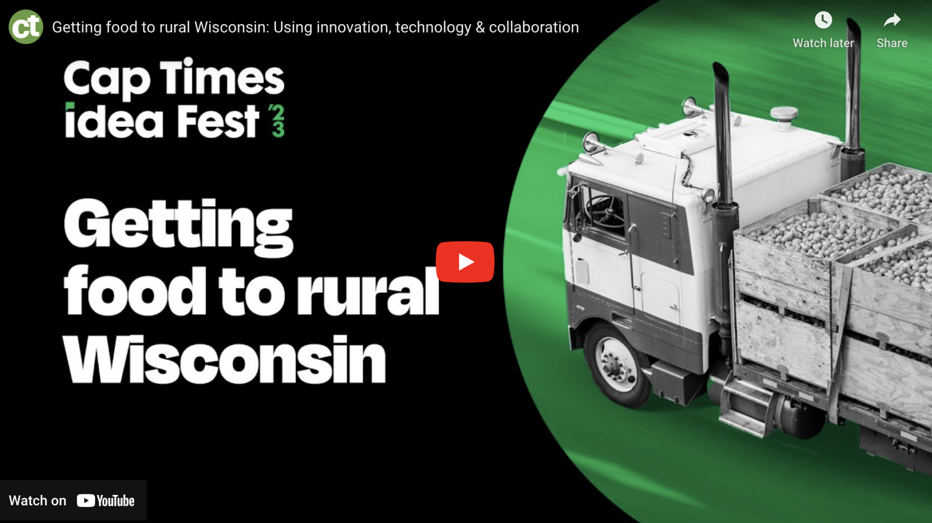 Getting Food to Rural Wisconsin: Using Innovation, Technology & Collaboration