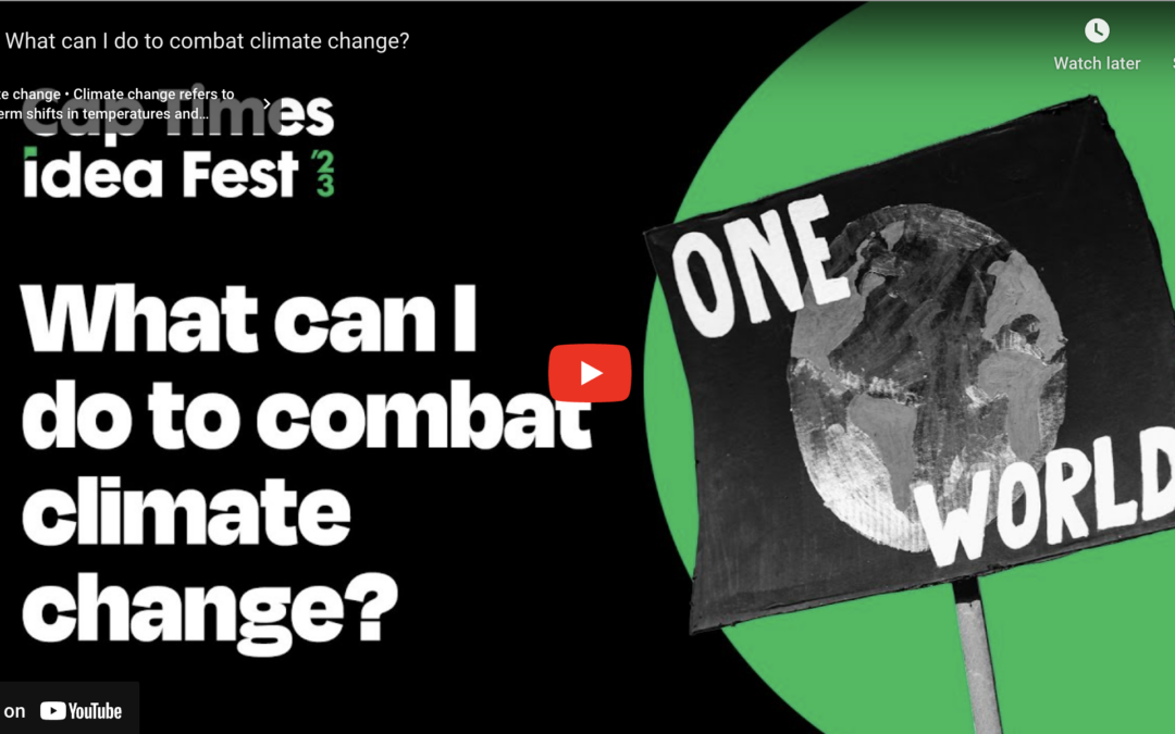 What Can I do to Combat Climate Change?